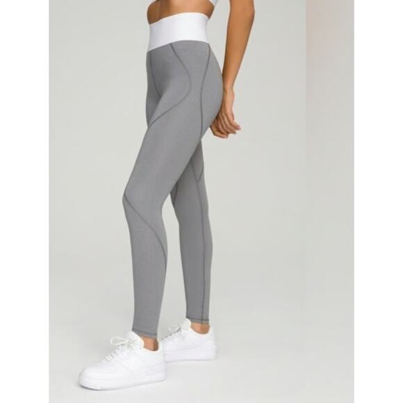 Good American Active Essential Icon Core Legging Heather Grey Size Small (1) - Picture 2 of 8
